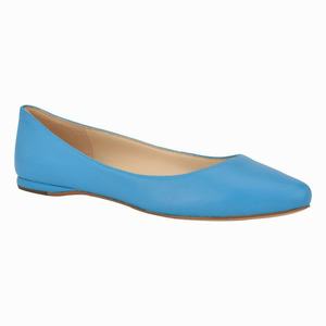 Nine West Speakup Almond Toe Flats - Blue - Ireland (EQ1826743)